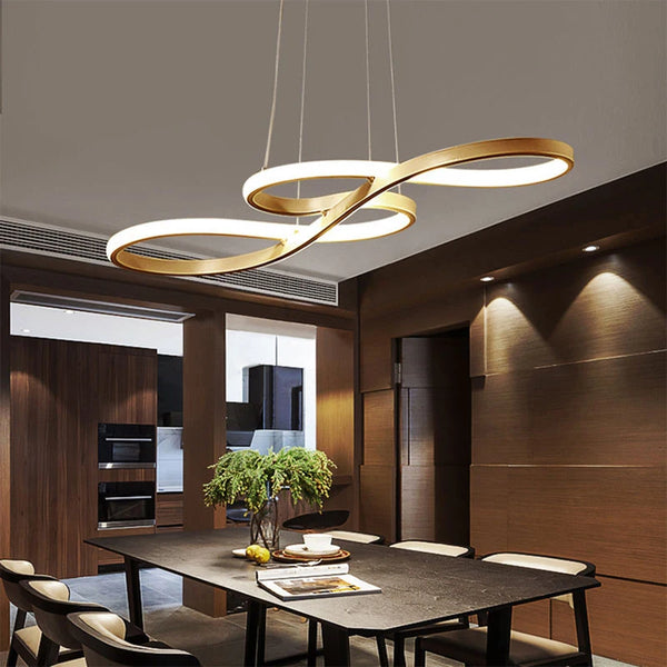 Modern Kitchen Island Pendant Lights – Bar Table Dining Room Decor Hanging Lights, Remote Dimming Kitchen LED Cord Pendant Lamp