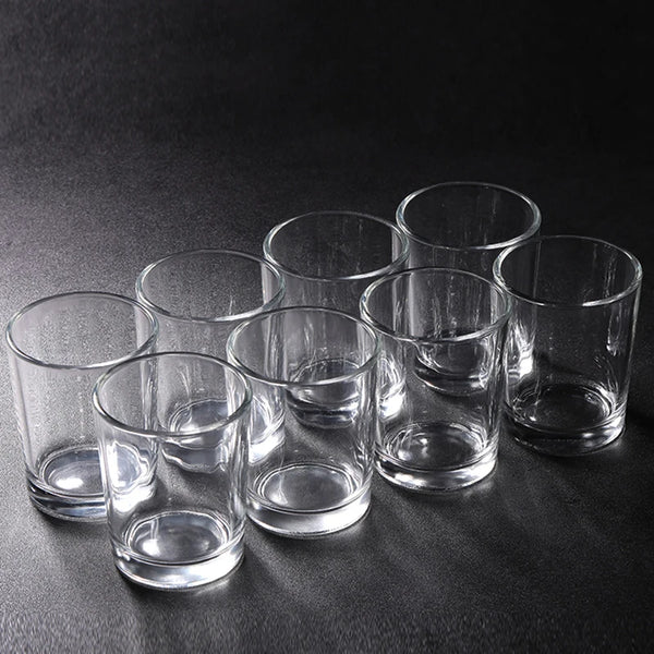 Set of 12 Small Wine Glasses – 20ml/26ml/35ml Baijiu, Vodka, & Spirits Cups with Thick Bottom, Transparent Light Luxury Glassware
