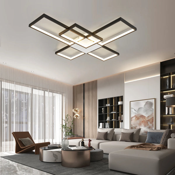 New Modern Led Dimmable Lustre Ceiling Lights for Livingroom, Bedroom, Kitchen, Dinning Room or Office
