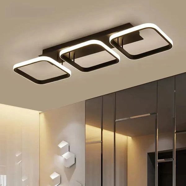 Modern LED Ceiling Light - Round or Square-shaped