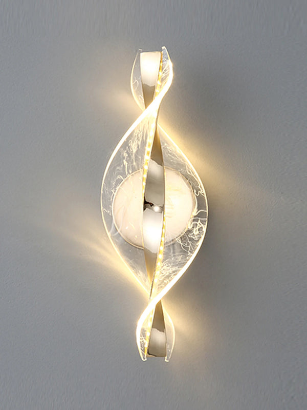 Gold/Black Aluminum LED Wall Lamp